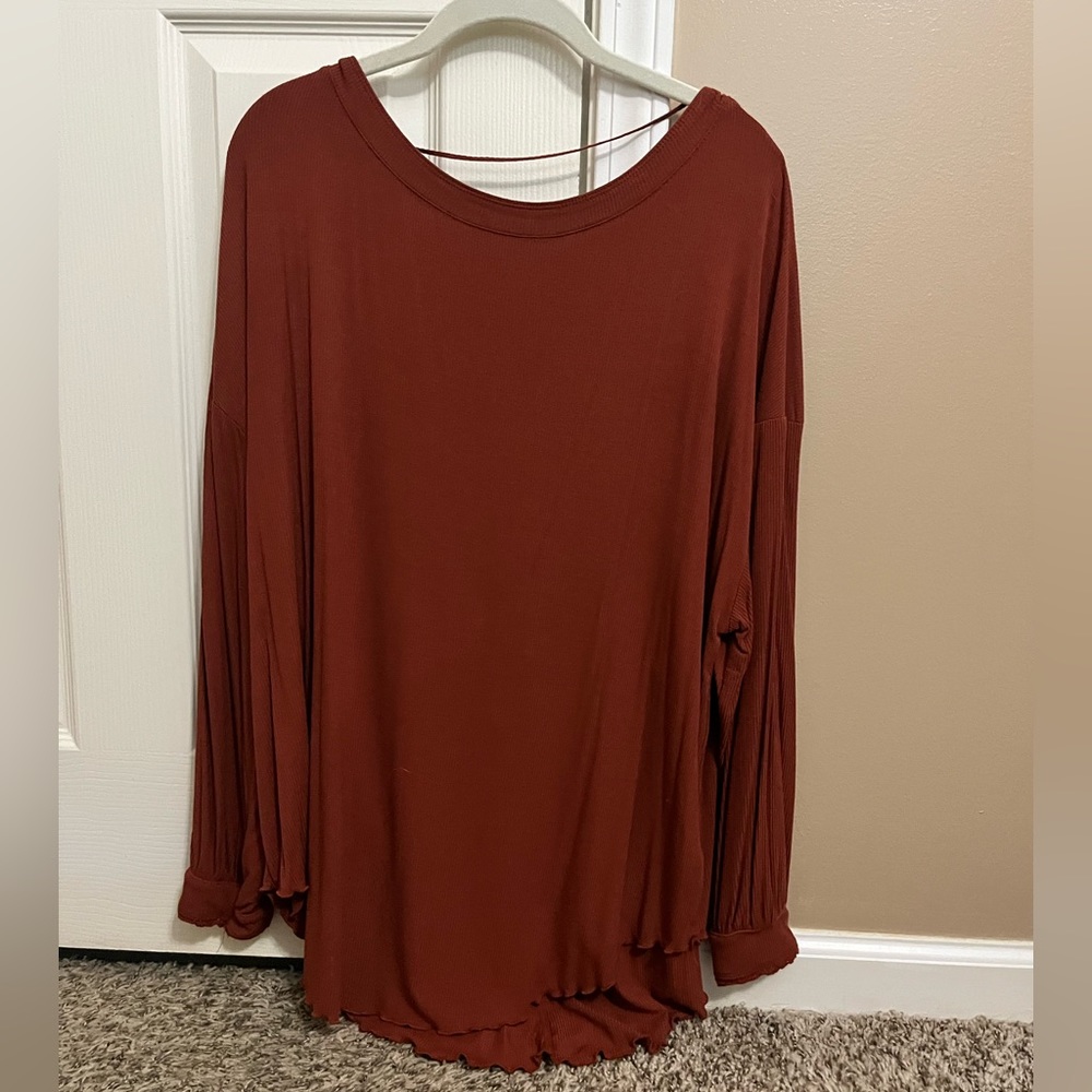 Free People Oversized Backless Top - M
